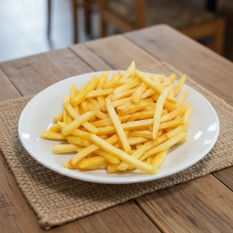 Porción de papas fritas