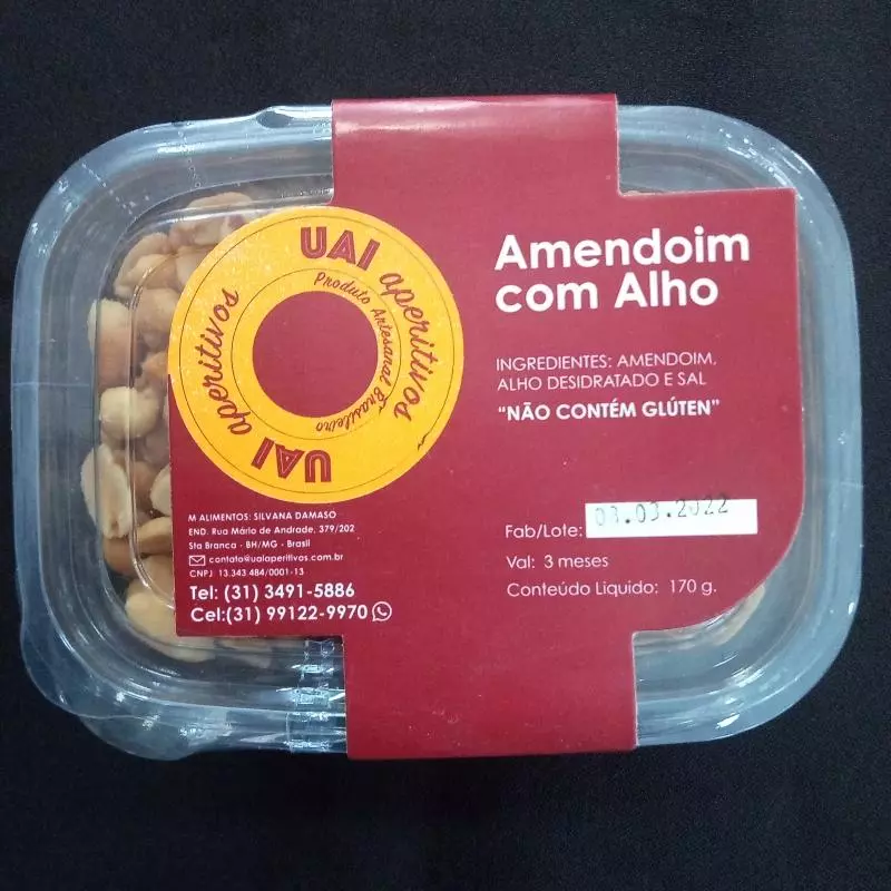 Amendoim com alho