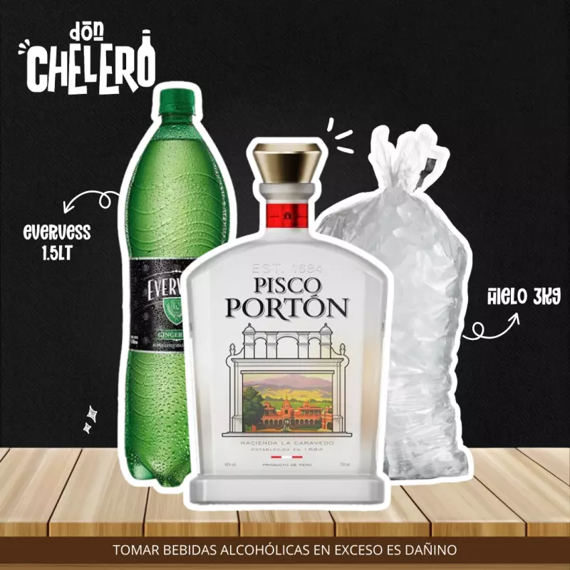 PISCO PORTON QUEBRANTAX 750 ML.