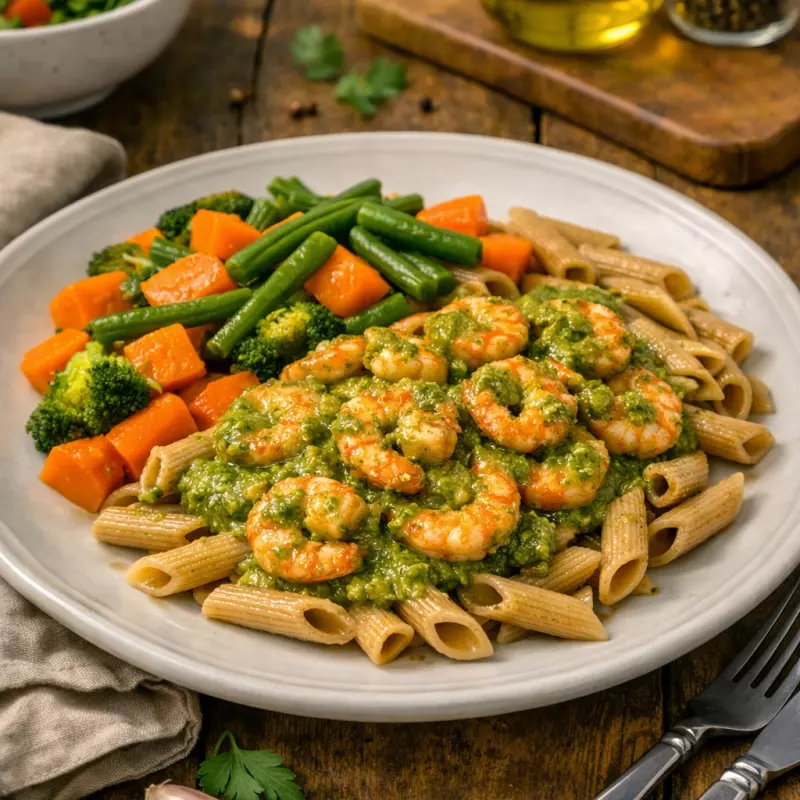 Filé de camarão ao pesto 350g