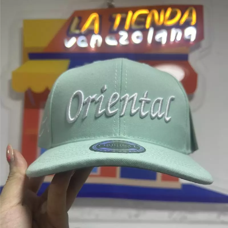 Gorra Oriental verde jade letrablanc