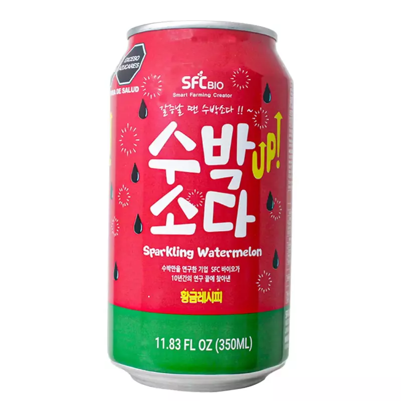 Refrigerante Coreano Sabor Melancia