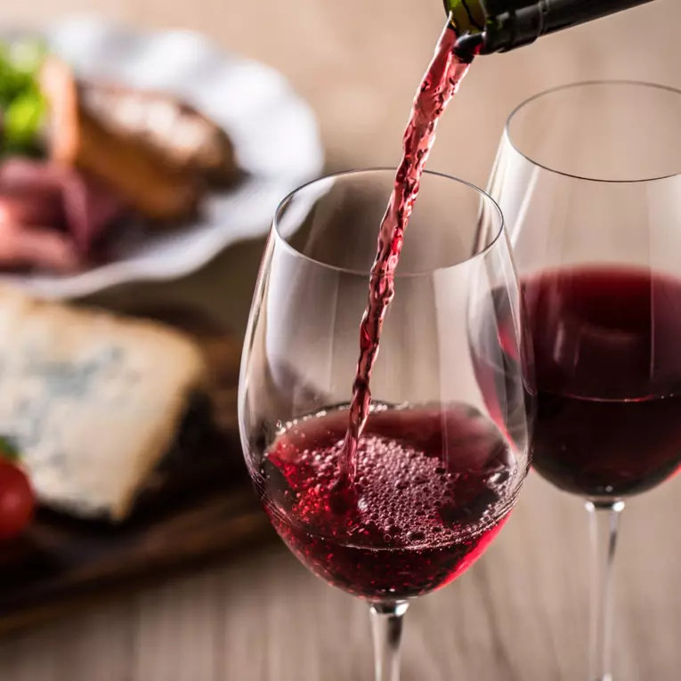 Copa de Vino Tinto de la casa