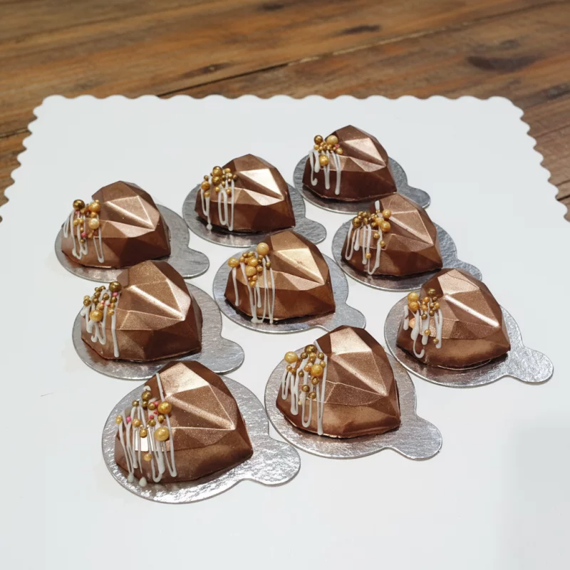 Chocobolo Coração - Metalizado