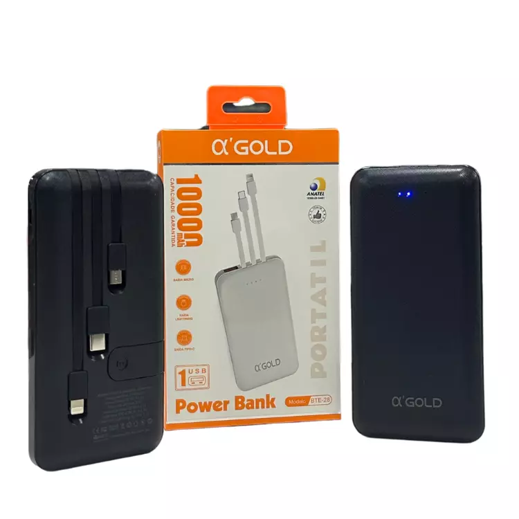 POWER BANK GOLD 20.000mAh BTE-05A