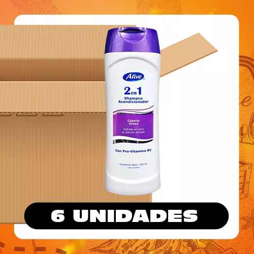 Media caja Alive 2en1 Graso 350ml