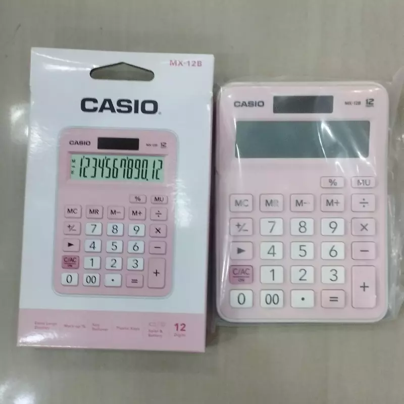 Calculadora Casio color rosado