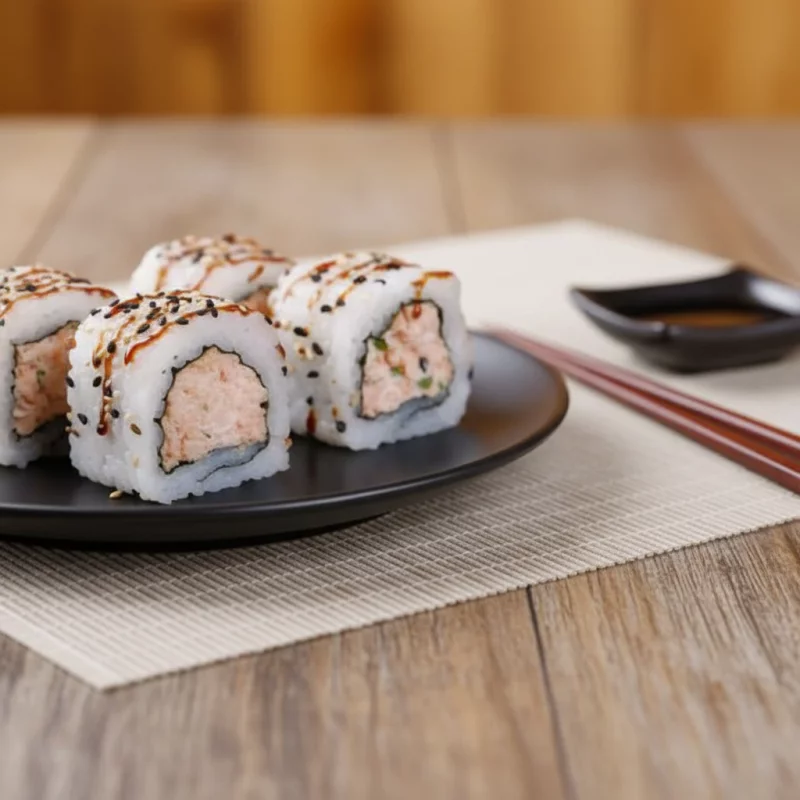 Uramaki de Salmão grelhado