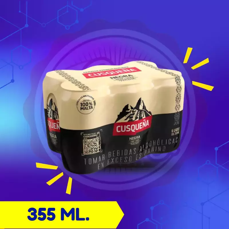 Cusqueña Malta six pack