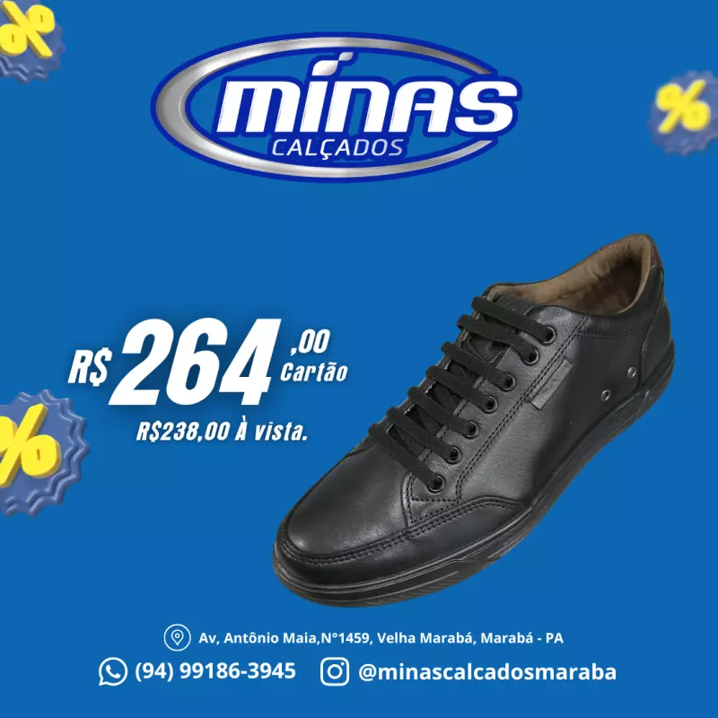 Sapatênis Preto RF:110403