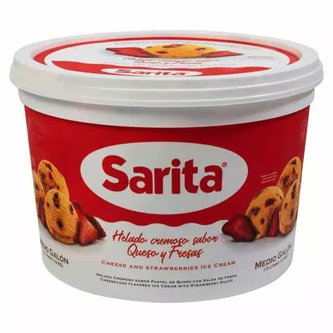 HELADO SARITA  MEDIO GALON