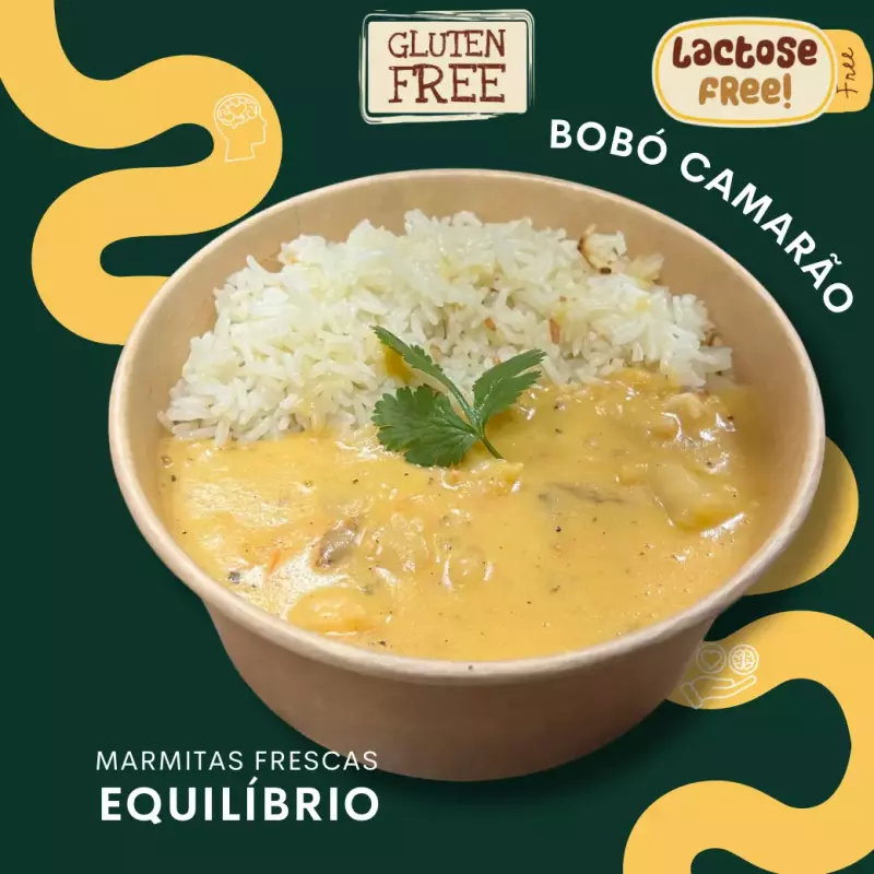 Bobó de Camarão com Arroz de Coco