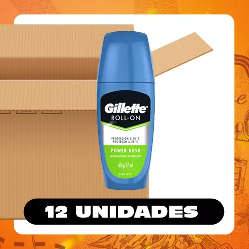 Bulto Gillete Power Rush 57ml