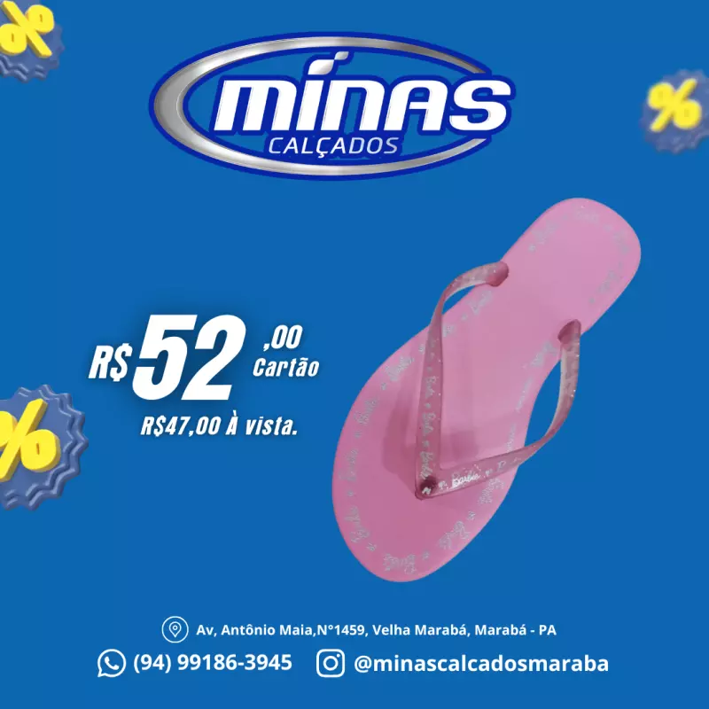 Chinelo Rosa RF:23207