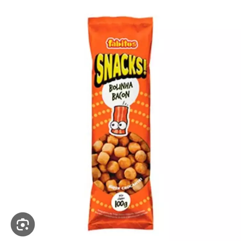 Snacks Bolinha Bacon 100g