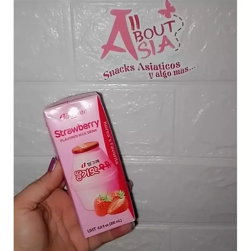 Leche de fresa