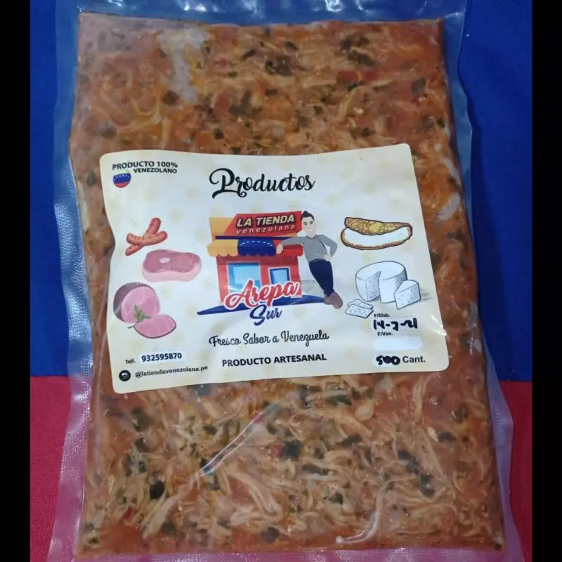 Pollo mechado y aliñado 500g