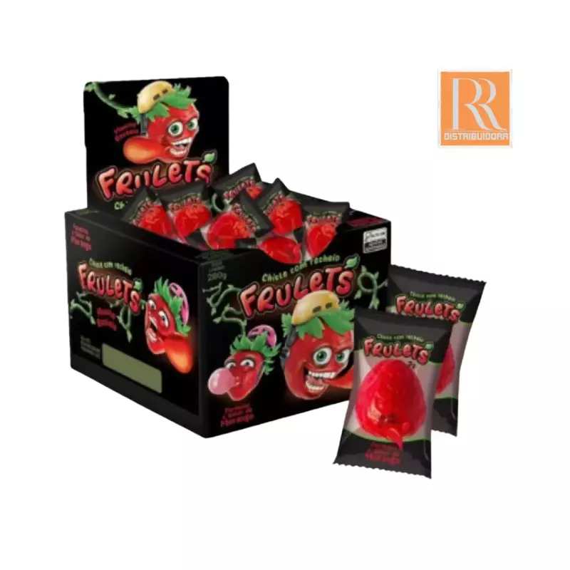 Chiclete Frulets Morango Sukest