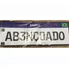 PLACA METAL ABENÇOADO