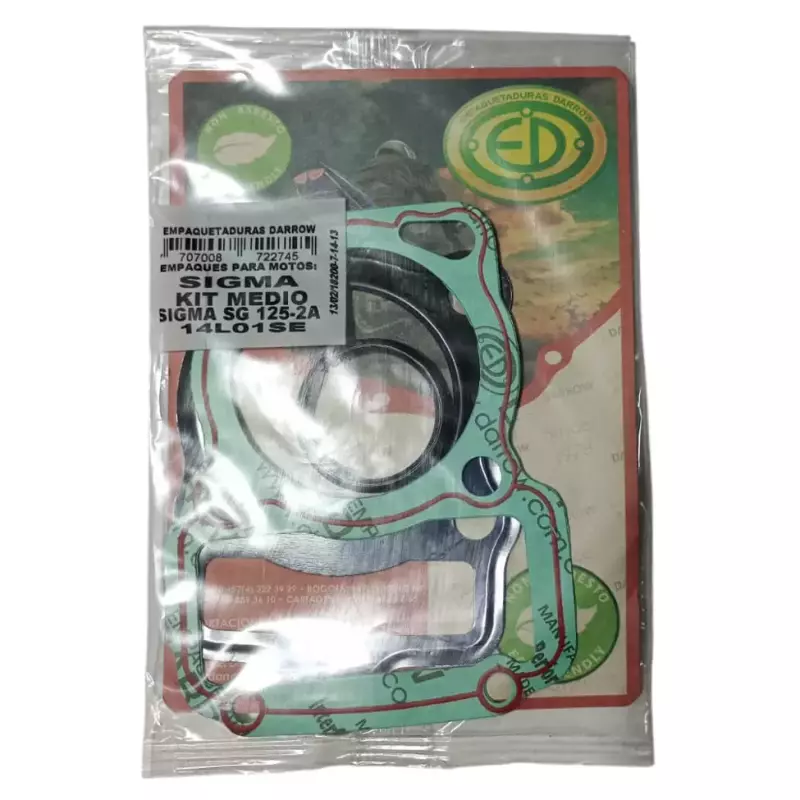KIT MEDIO SIGMA SG 125-2A 14L01SE