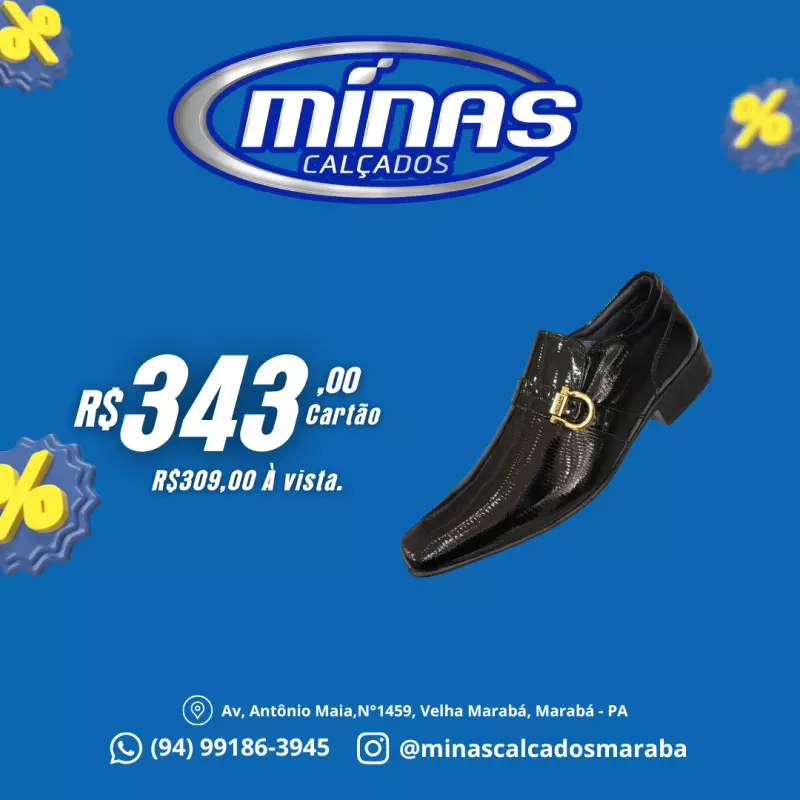 Sapato Preto RF:74987