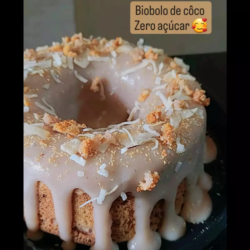 Biobolo de Côco 0 Açúcar