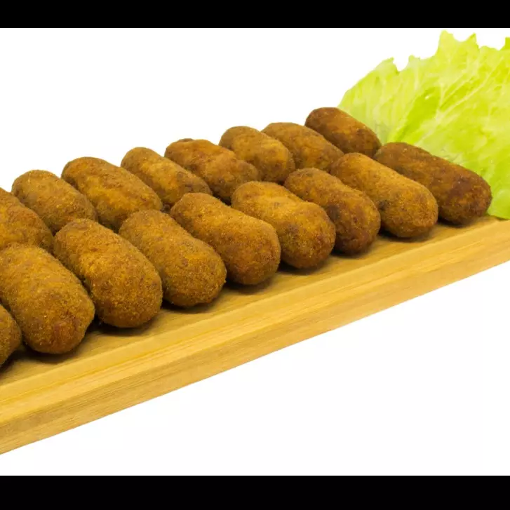 Mini croquete de gado com requeijão