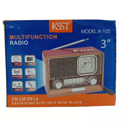 RADIO KSST AM/FM-SW K-105