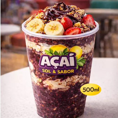 AÇAÍ 500ml – SOL & SABOR