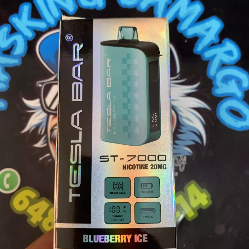 Tesla- Blueberry Ice 🫐🧊