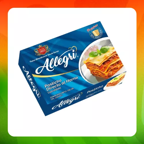 Bulto Allegri Pasticho Horno 250g