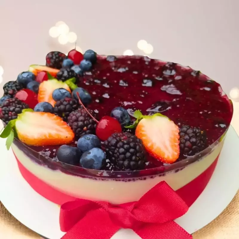 Cheesecake de frutas vermelhas