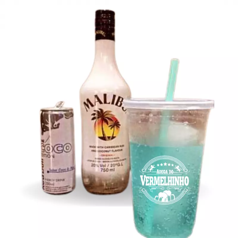 Dose de Malibu C/ Redbull