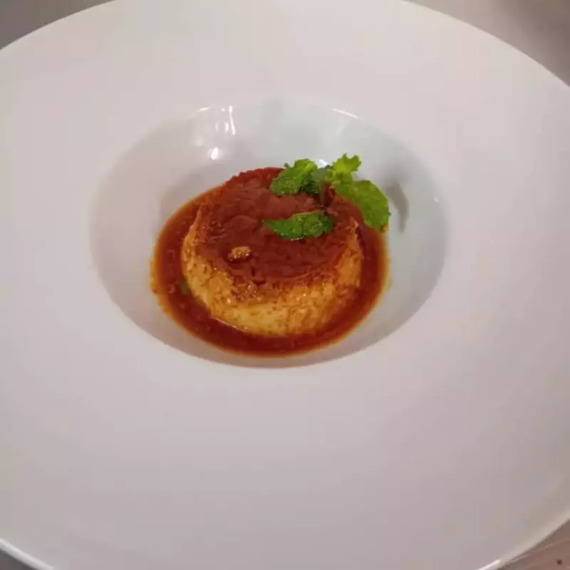 Mini flan de la casa