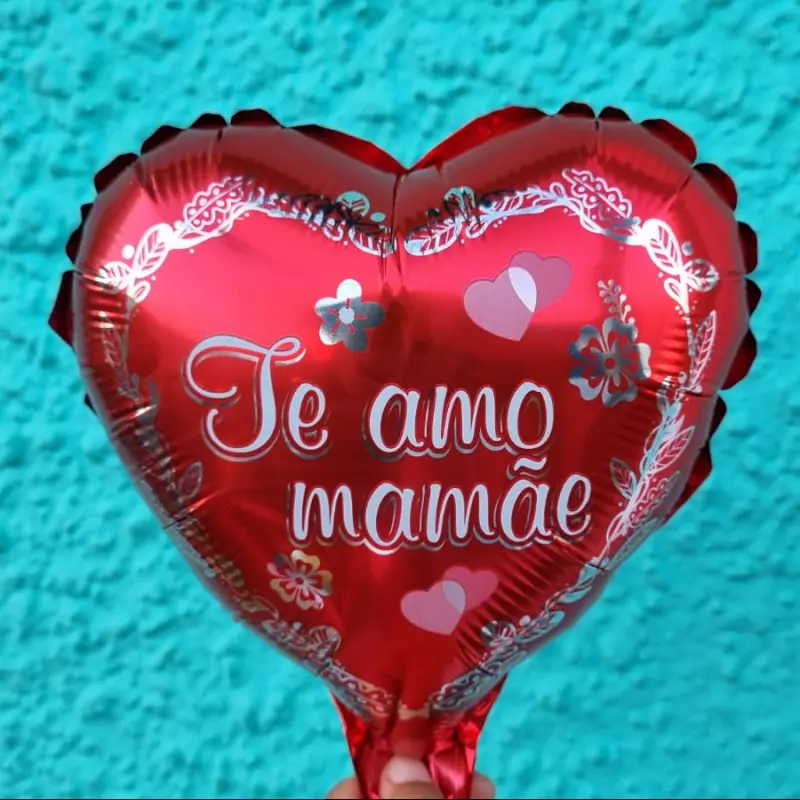 Balão "Te amo mamãe" ❤️