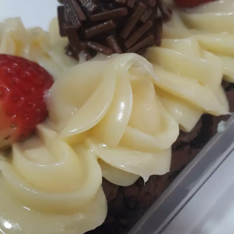 Fatia de brownie
