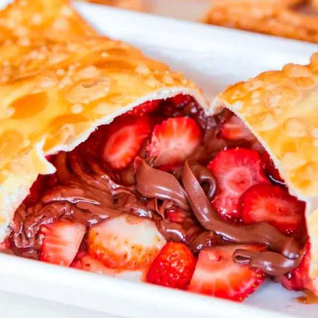Pastel De Nutella Com Morango
