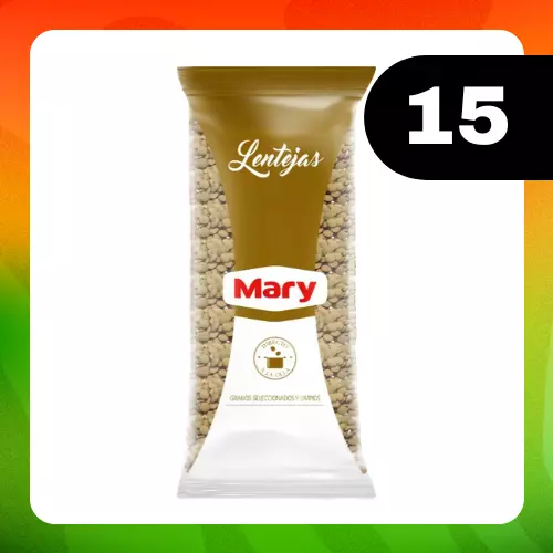 Medio Bulto Mary Lentejas 400g