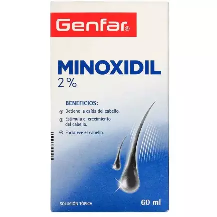 MINOXIDIL 2% GENFAR SOLUCION TOPICA