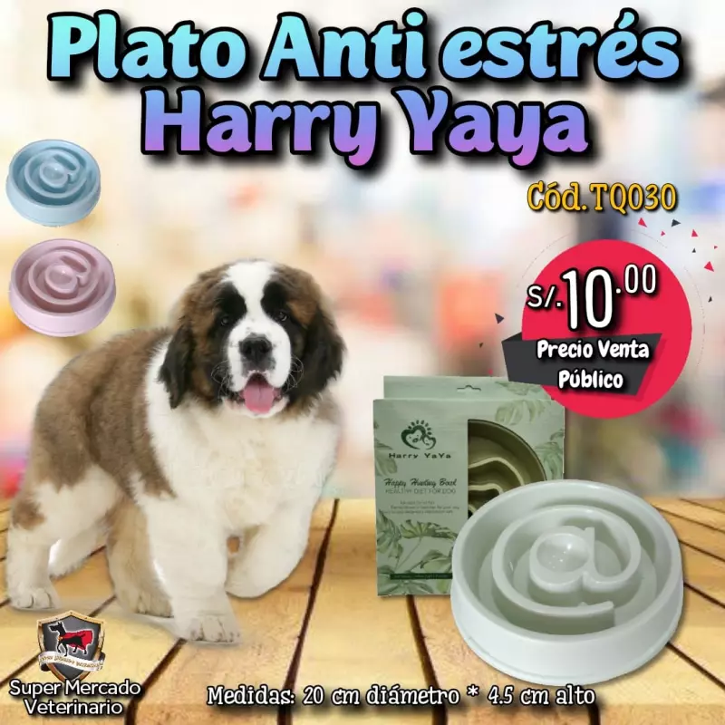 Plato antiestrés Harry Yaya
