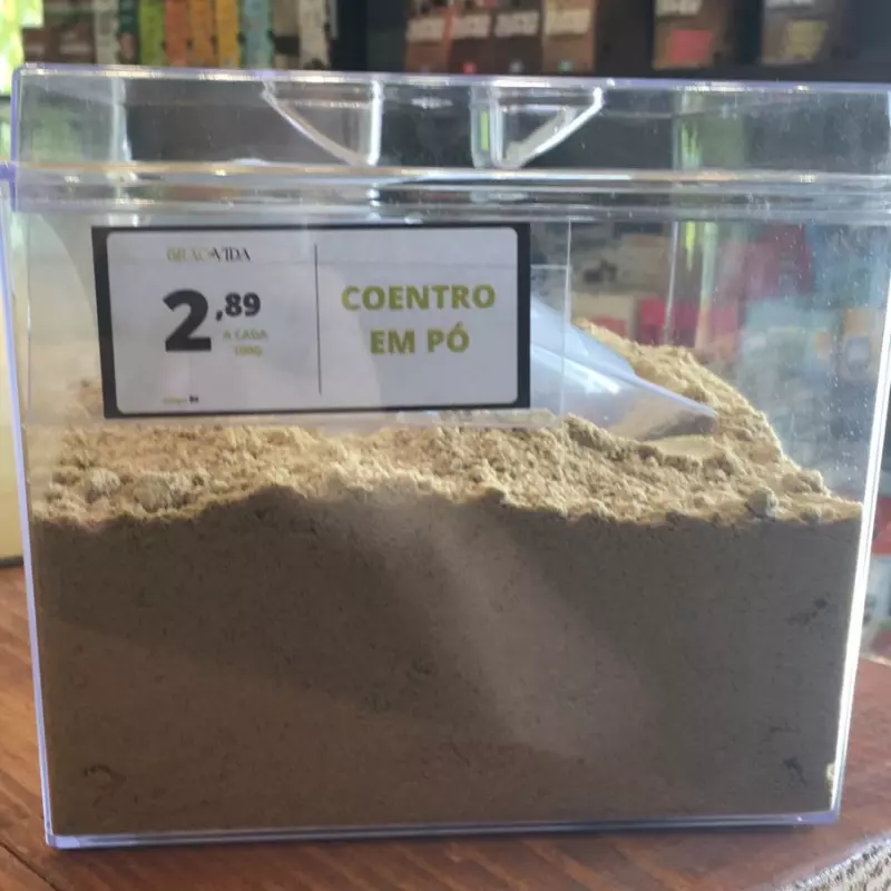 Coentro em pó
