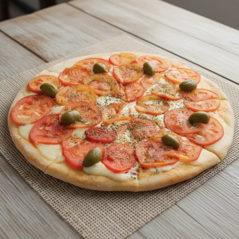 Pizza napolitana 8 porciones