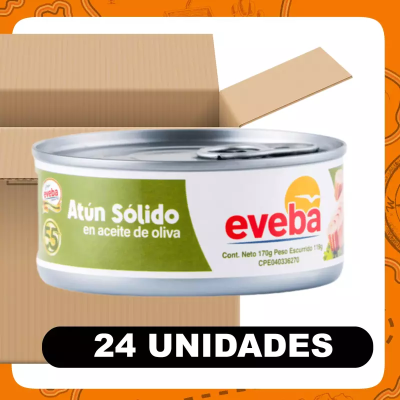 Bulto Eveba Atún Aceite Oliva 170g