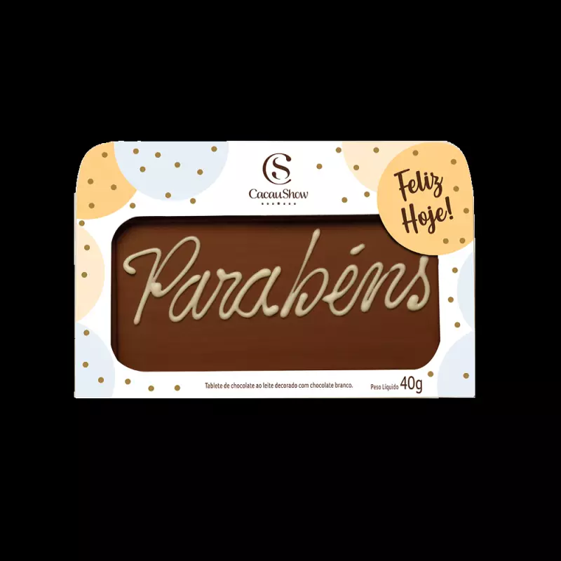 Chocoarte parabéns 40g