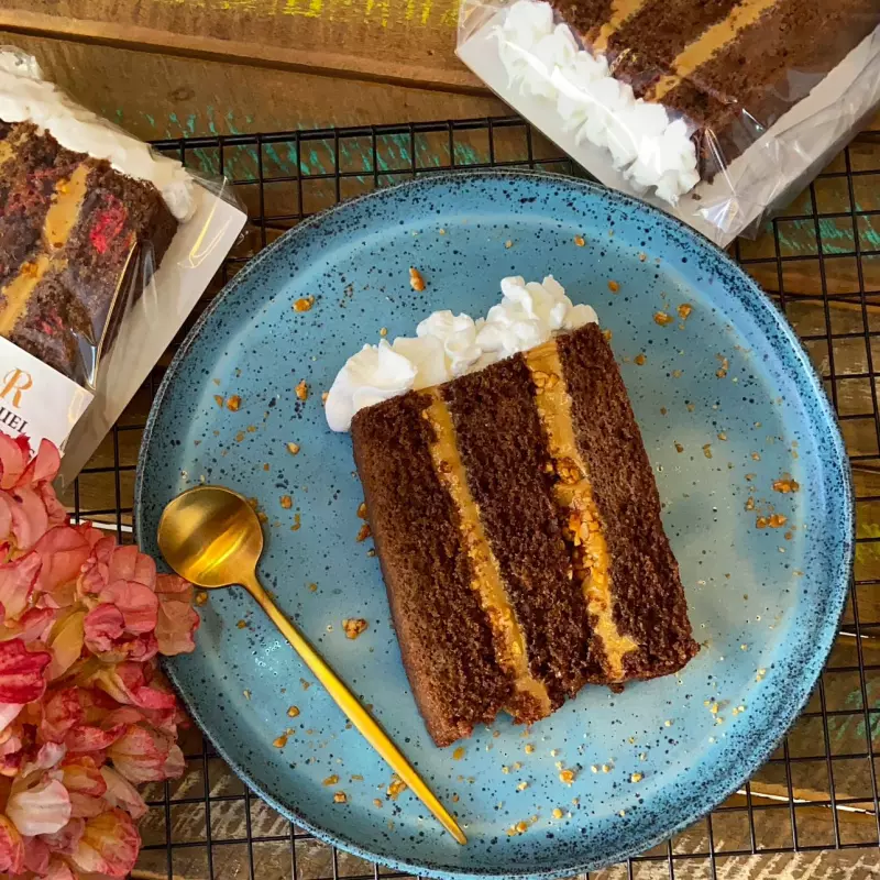 Fatia de bolo de festa - encomendas