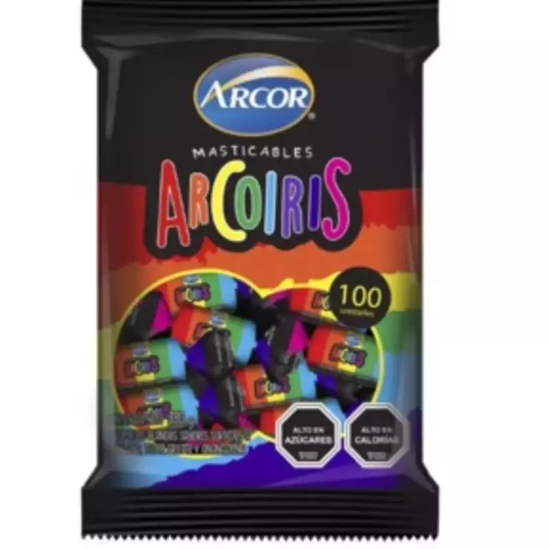 masticables Arcoíris 100unidades