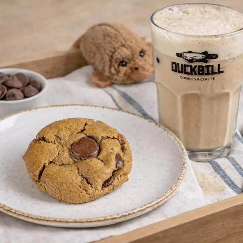 Cappuccino ou Suco Natural + Cookie