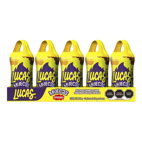 Lucas muecas tamarindo x 10 unidades