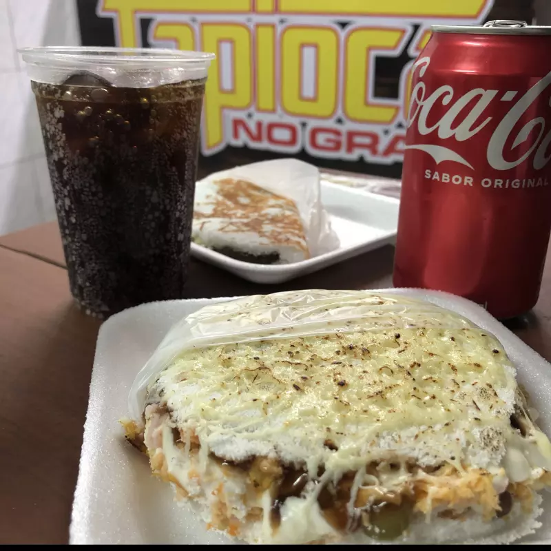 Tapioca G + Tapioca Doce + Coca-Cola