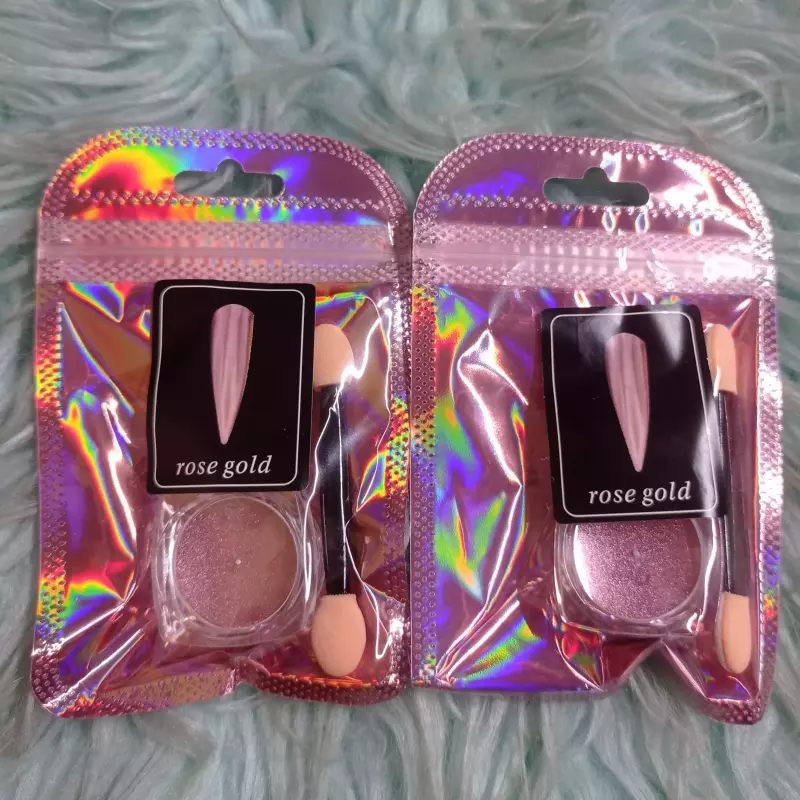 Efecto espejo oro rosa c/aplicador